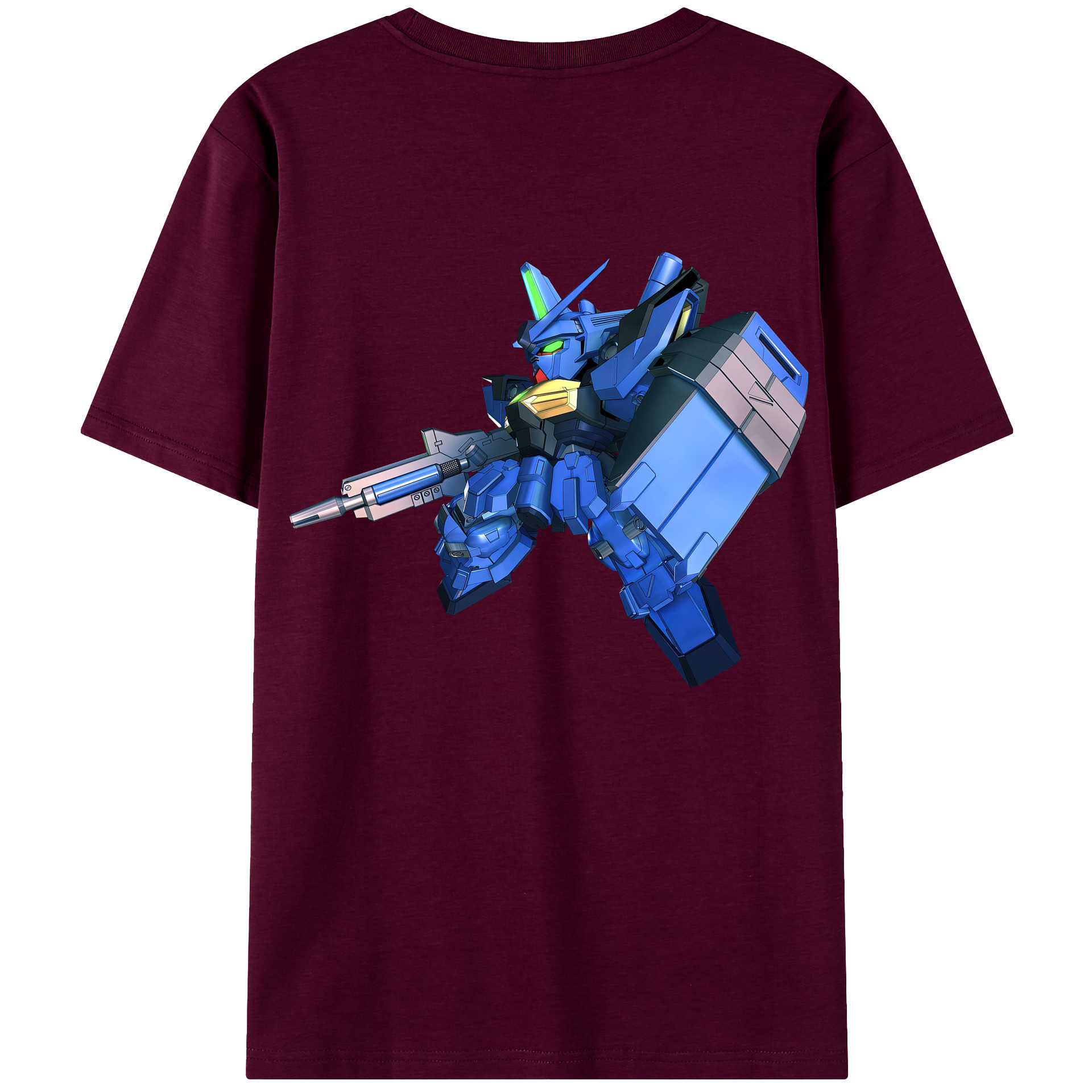 （画像用） 機動戦士ガンダム Mobile Suit Gundam レディース半袖Tシャツ(バックプリント)